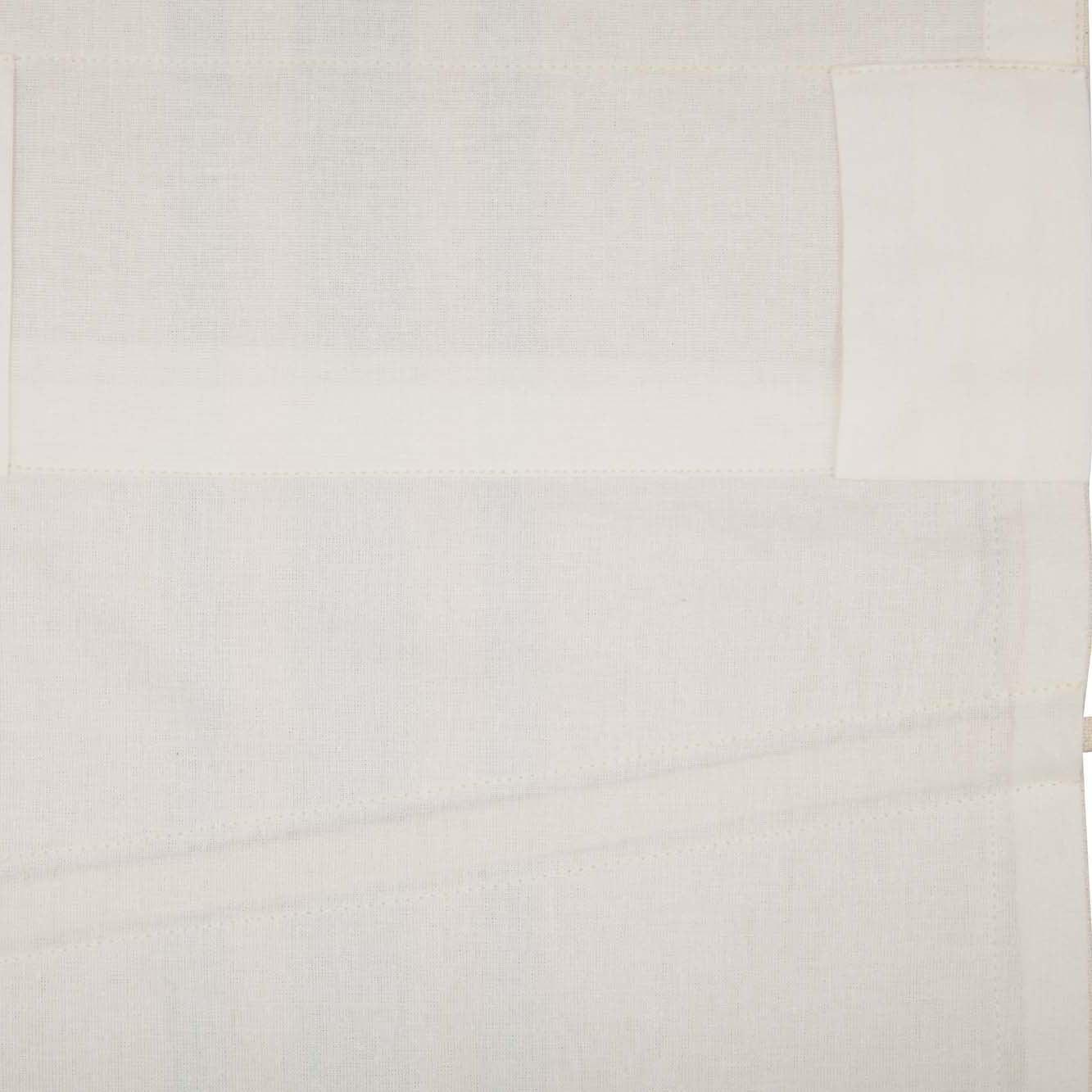 Grain Sack Aqua Prairie Long Panel Set of 2 84x36x18 VHC Brands - The Fox Decor