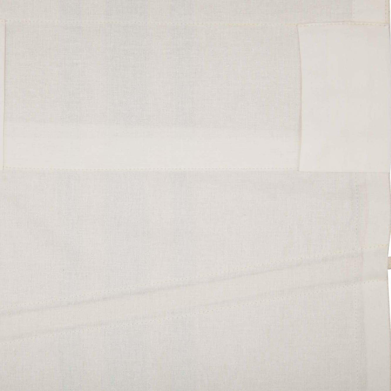 Grain Sack Aqua Prairie Long Panel Set of 2 84x36x18 VHC Brands - The Fox Decor