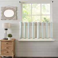 Grain Sack Aqua Tier Set of 2 L24xW36 VHC Brands - The Fox Decor