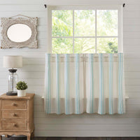 Grain Sack Aqua Tier Set of 2 L36xW36 VHC Brands - The Fox Decor