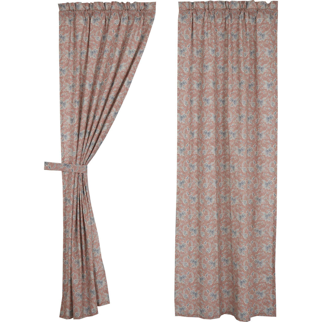 Kaila Floral Panel Set of 2 84x40 VHC Brands