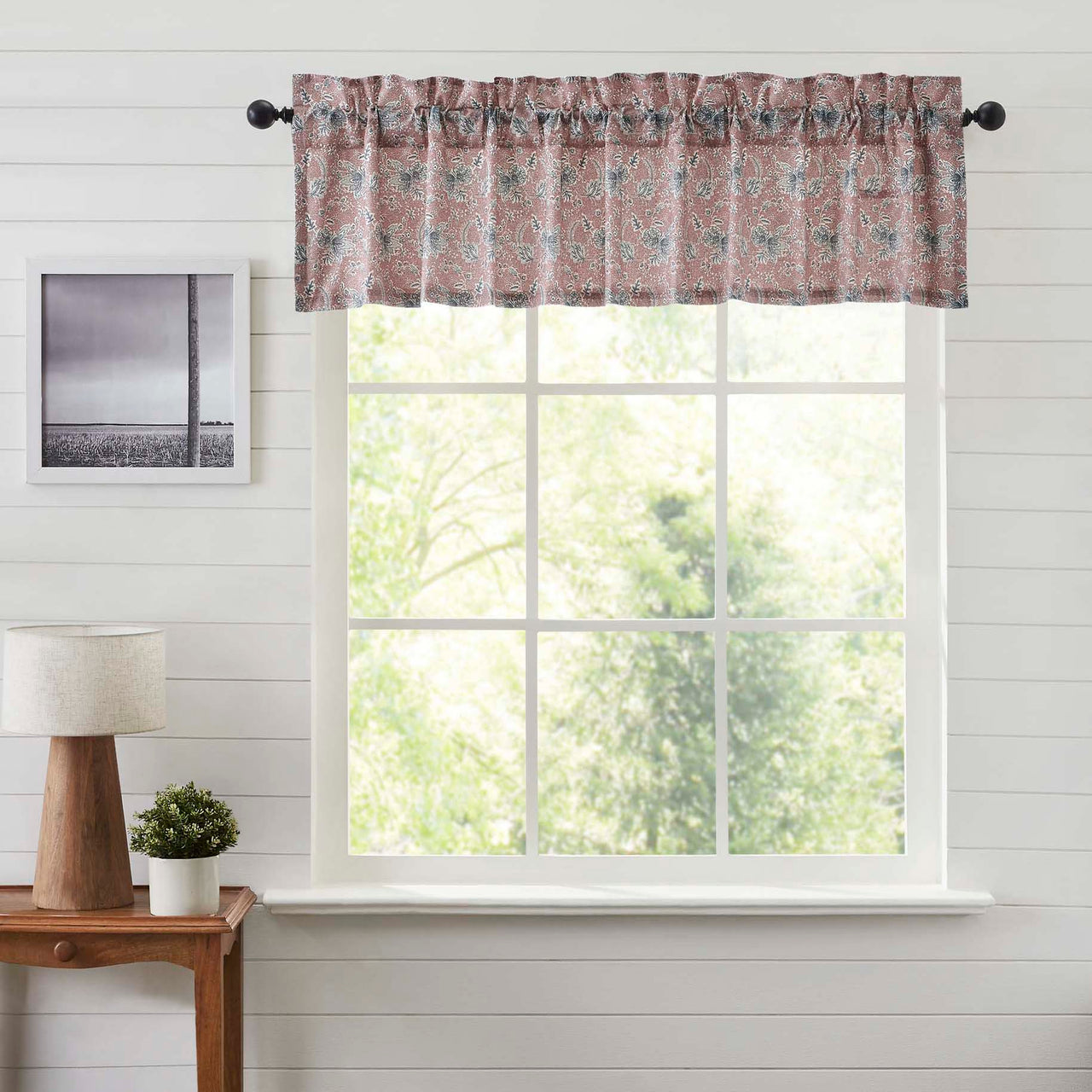 Kaila Floral Valance 16x72 VHC Brands