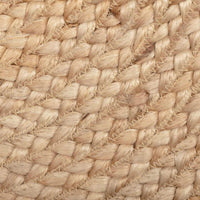 Thumbnail for Natural Jute Braided Rug Oval 27