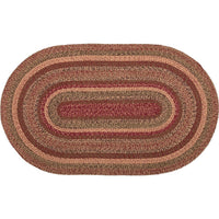 Thumbnail for Cider Mill Jute Braided Rug Oval 3'x5' with Rug Pad VHC Brands - The Fox Decor