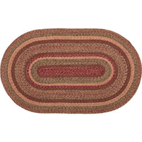Thumbnail for Cider Mill Jute Braided Rug Oval 3'x5' with Rug Pad VHC Brands - The Fox Decor