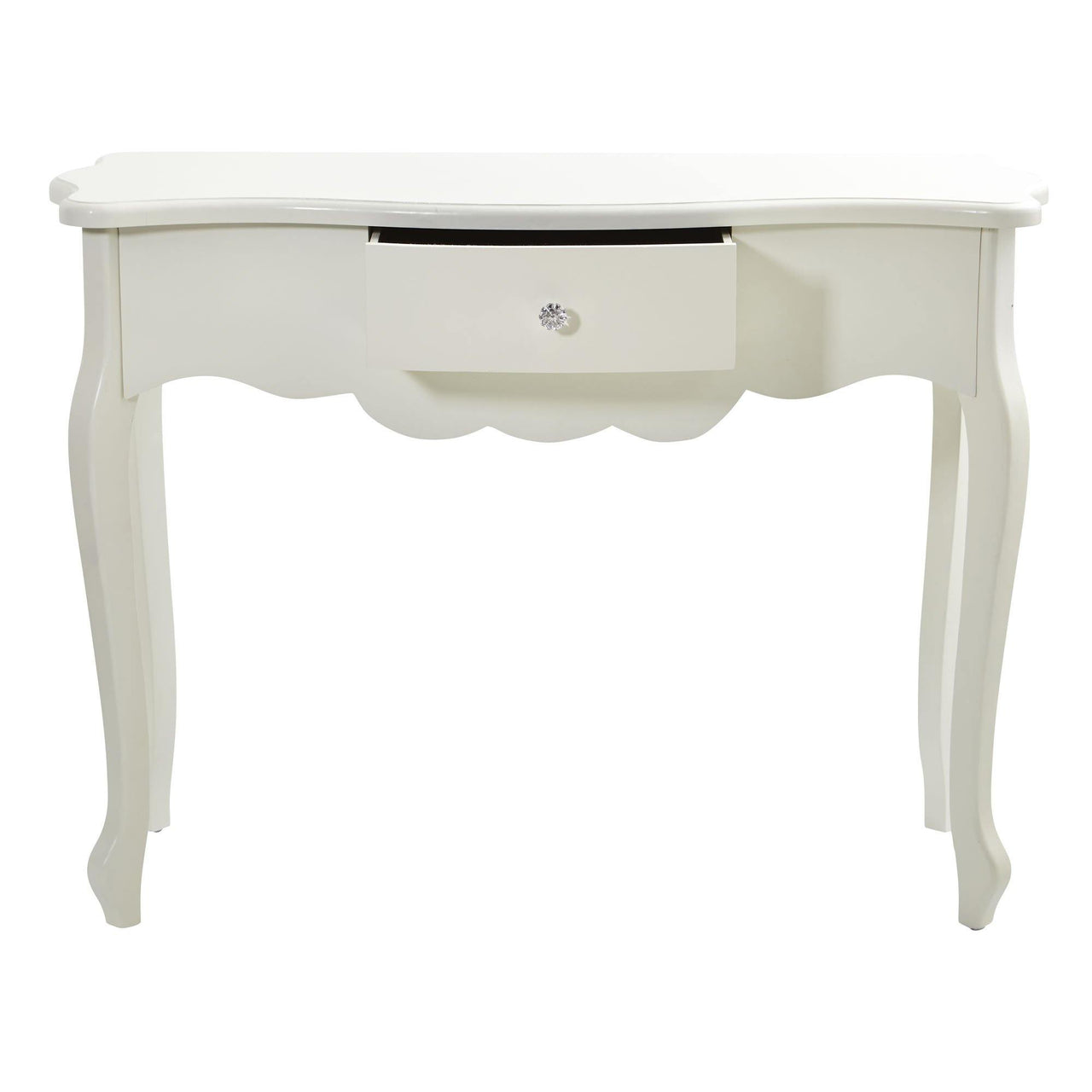 45.5’’ Vintage White Desk With Drawer - The Fox Decor