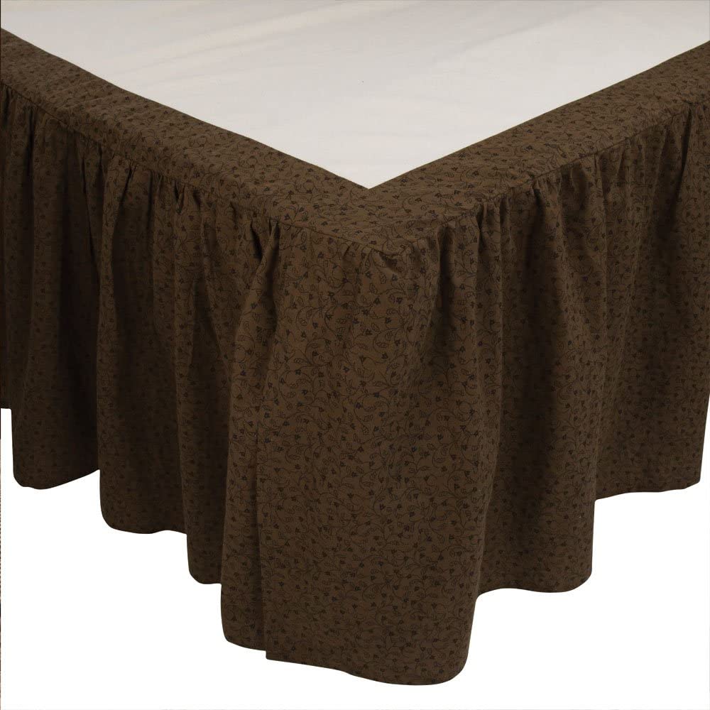 Shades Of Brown Queen Bed Skirt - Park Designs