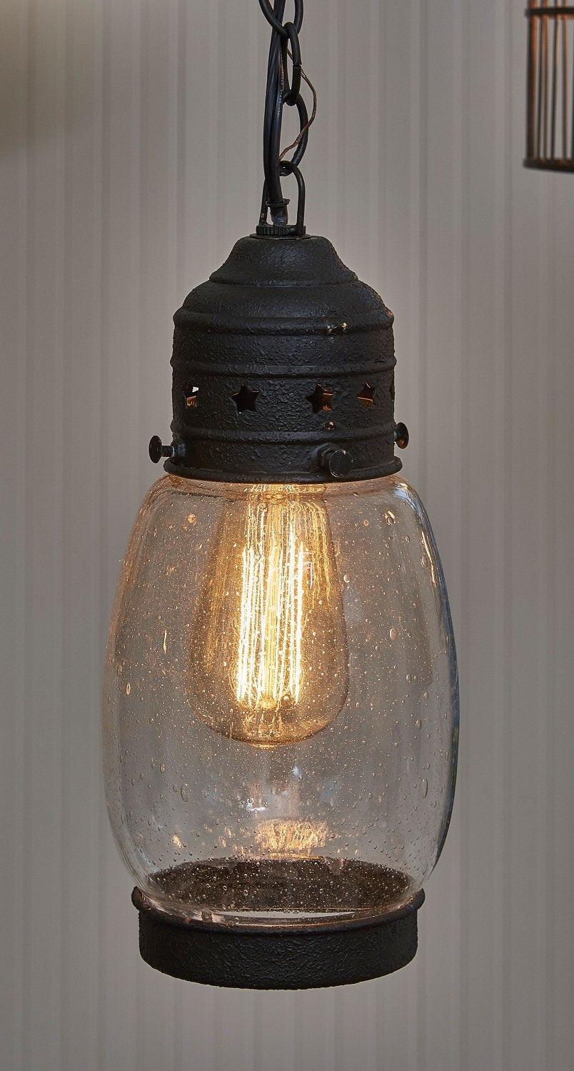 Primitive Onion Lantern Pendant Light - Park Designs - The Fox Decor