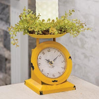 Thumbnail for Sunflower Yellow Old Town Scale Clock - The Fox Decor