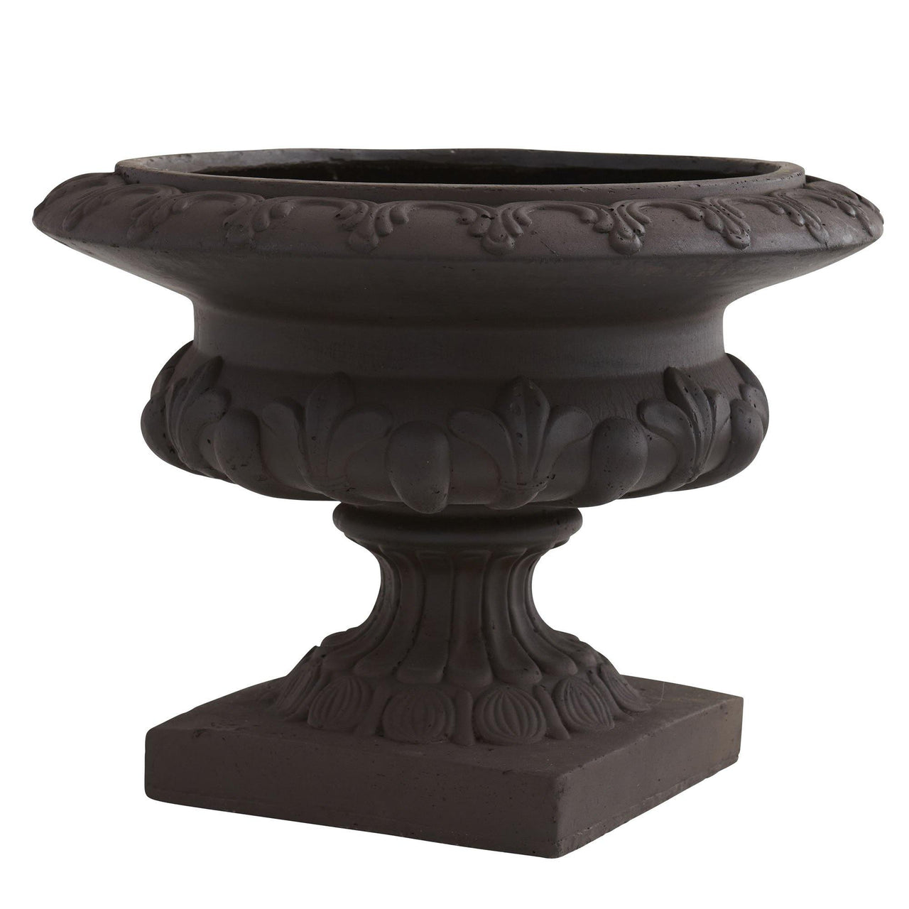 Iron Finished Decorative Urn (Indoor/Outdoor)