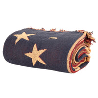 Thumbnail for Old Glory Patriotic American Flag Woven Throw 60