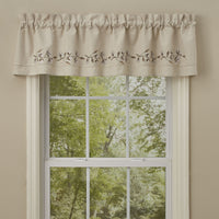 Thumbnail for Cotton Blossom Embroidered Lined Valance 60'' x 14'' Park Designs