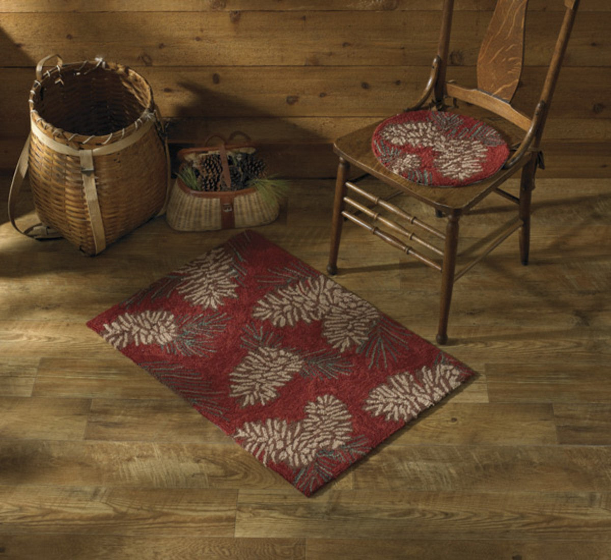 Pinecone Hooked Rugs - Park Designs