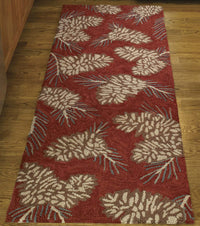 Thumbnail for Pinecone Hooked Rug Runner - 2'X 6' Park Designs