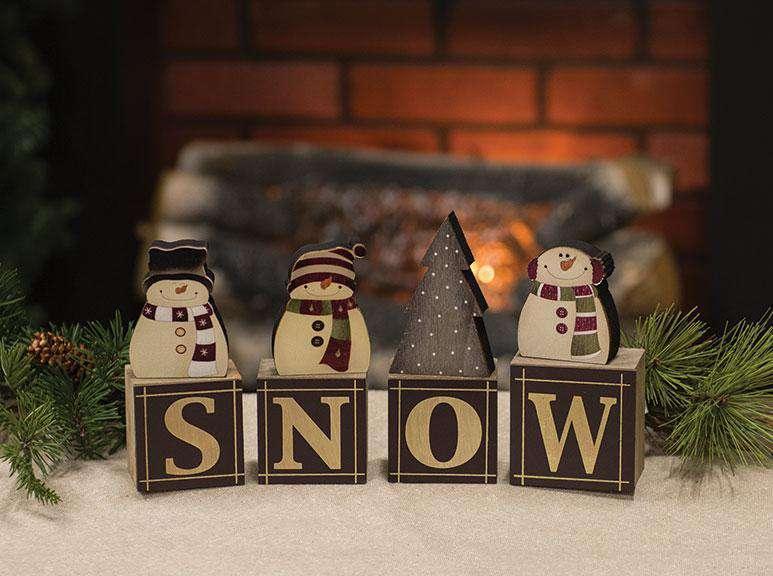 8-Piece Snow Block Set Tabletop & Decor CWI+ 