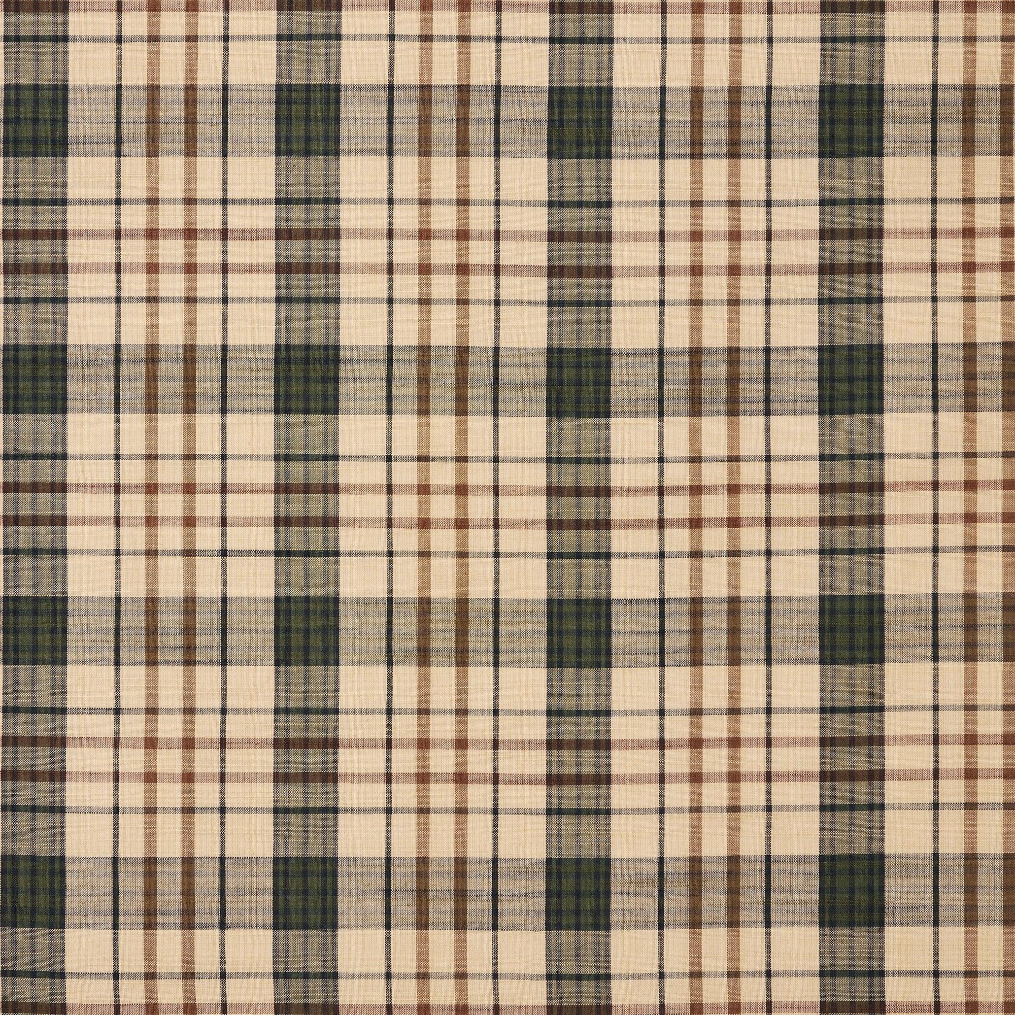 Cider Mill Plaid Door Panel Curtain 72x40 VHC Brands