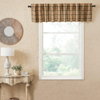 Cider Mill Plaid Valance Curtain 16x90 VHC Brands - The Fox Decor