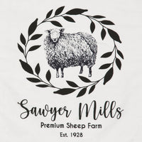 Thumbnail for Sawyer Mill Black Sheep Pillow Cover 18x18 VHC Brands