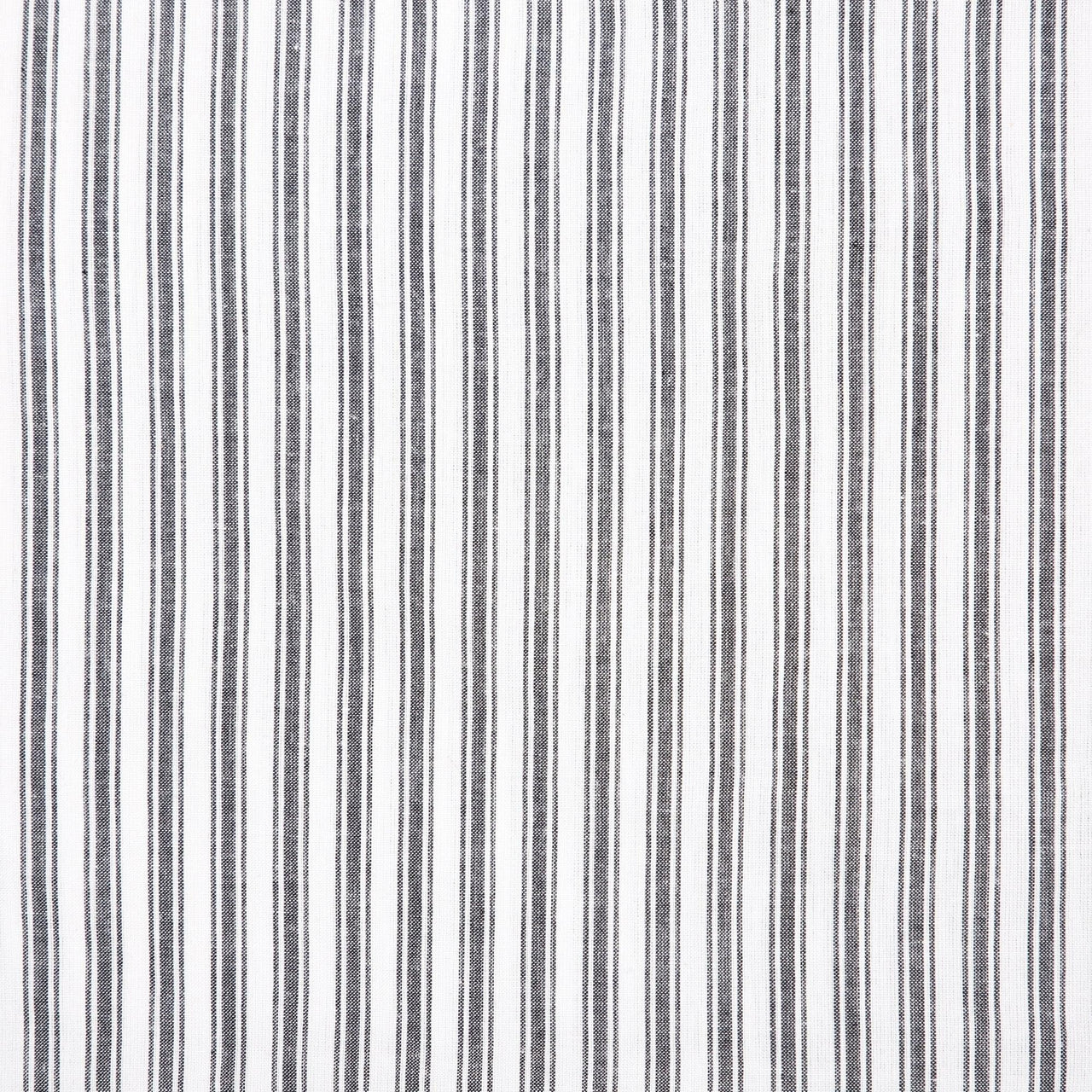 Sawyer Mill Black Ticking Stripe King Bed Skirt 78x80x16 VHC Brands