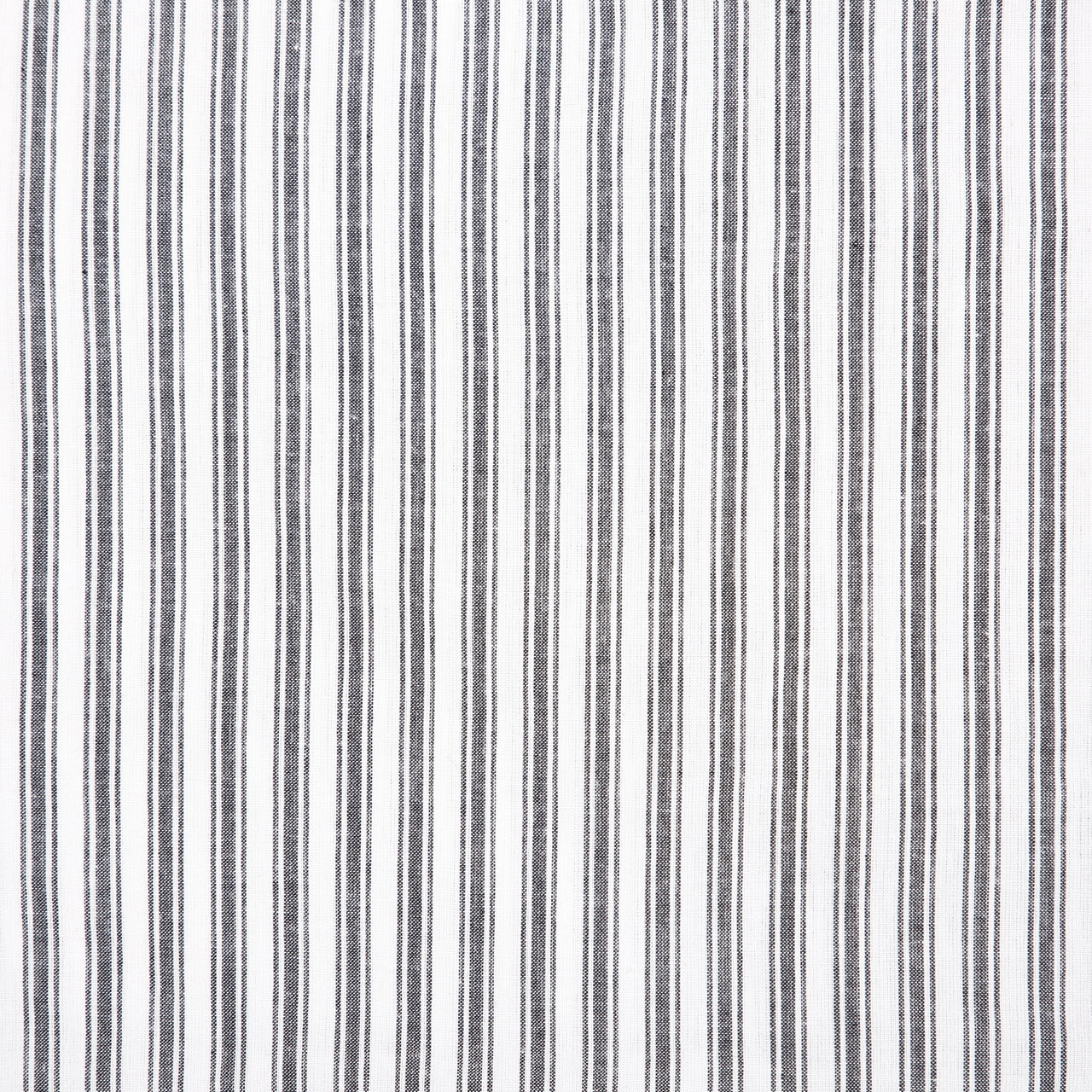 Sawyer Mill Black Ruffled Ticking Stripe King Pillow Case Set of 2 21x36+4 VHC Brands