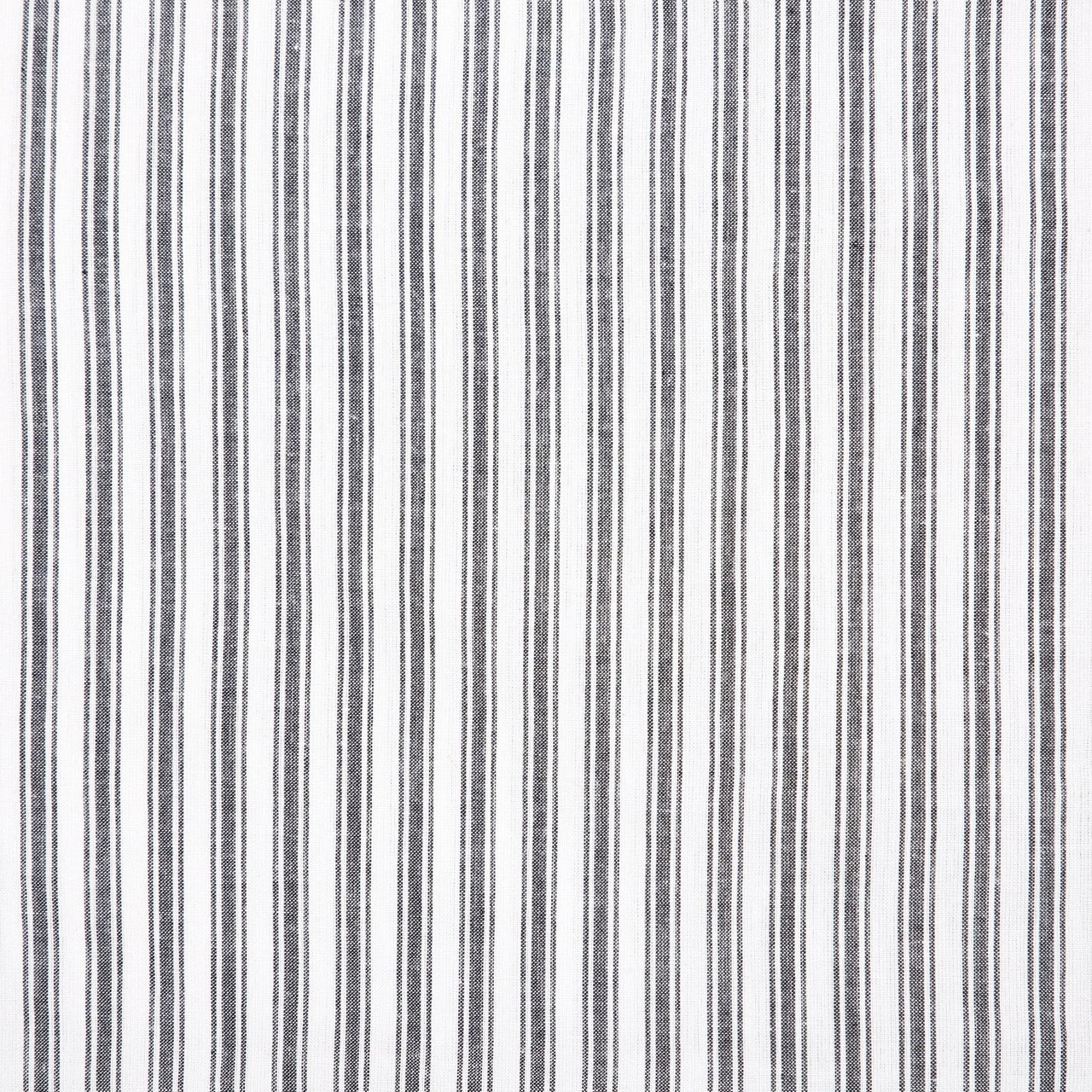 Sawyer Mill Black Ruffled Ticking Stripe King Pillow Case Set of 2 21x36+4 VHC Brands - The Fox Decor