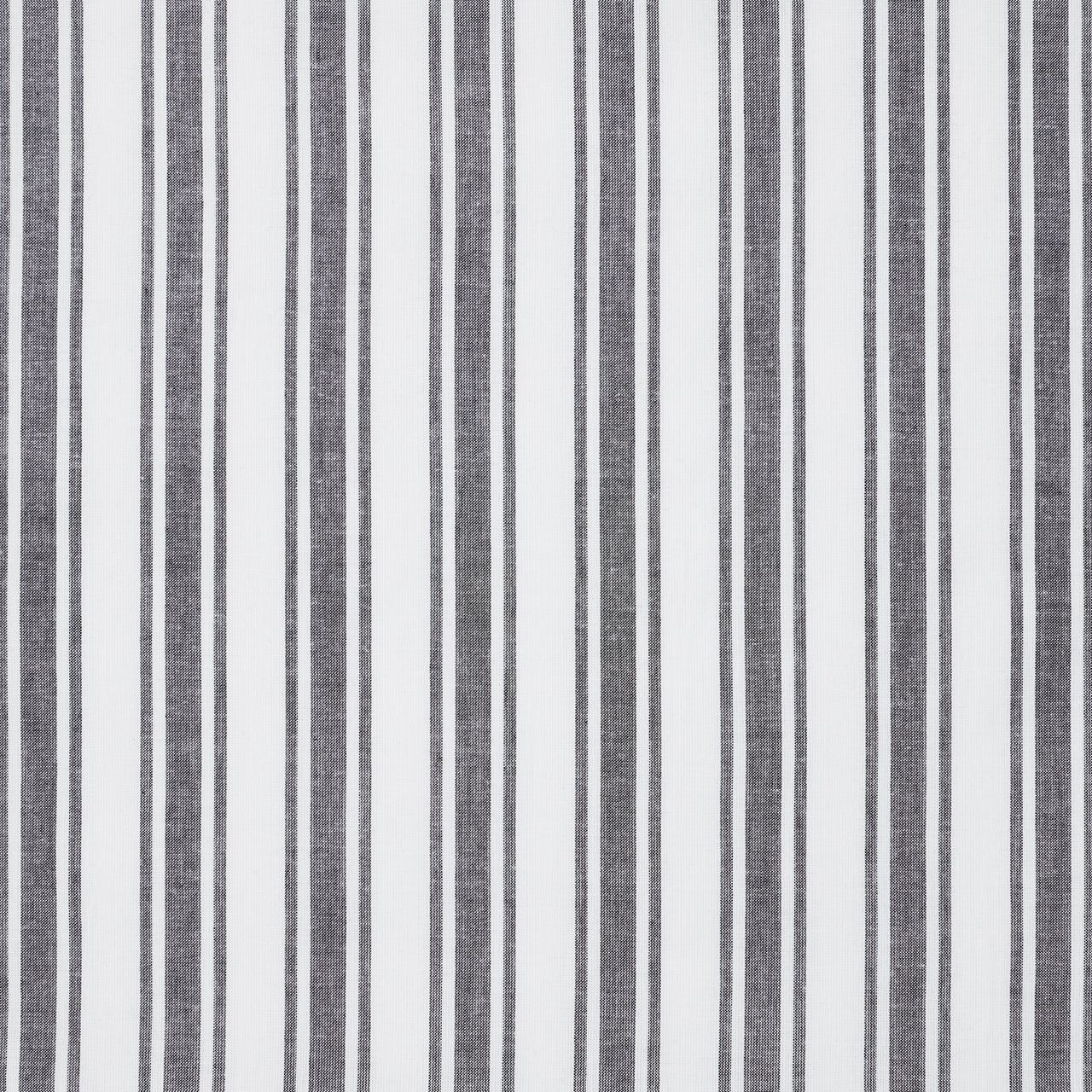 Sawyer Mill Black Ruffled Ticking Stripe Standard Pillow Case Set of 2 VHC Brands