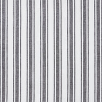 Thumbnail for Sawyer Mill Black Ruffled Ticking Stripe Standard Pillow Case Set of 2 VHC Brands