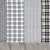 Thumbnail for Sawyer Mill Black Panel with Attached Patchwork Valance Set of 2 84x40 VHC Brands - The Fox Decor
