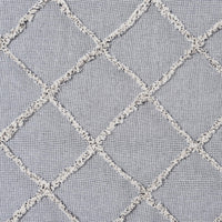Thumbnail for Frayed Lattice Creme & Black Tier Curtain Set of 2 L36xW36 VHC Brands - The Fox Decor