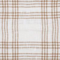 Thumbnail for Wheat Plaid Valance Curtain 19x72 VHC Brands - The Fox Decor