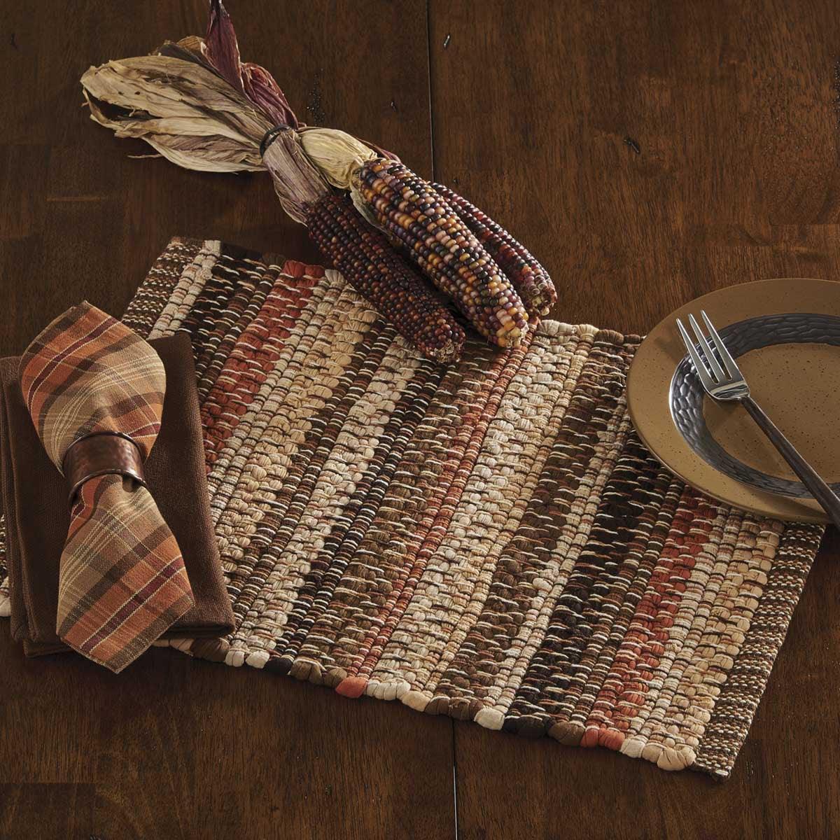 Gather Together Chindi Placemat - Set Of 6 Park Designs - The Fox Decor