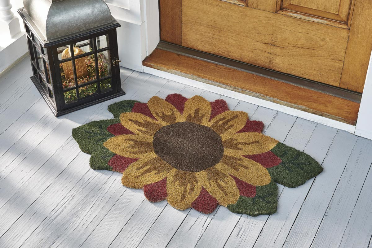 Sunflower Doormat Fall Decor