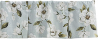 Thumbnail for Magnolia Floral Lined Pleat Valance - Blue Split P