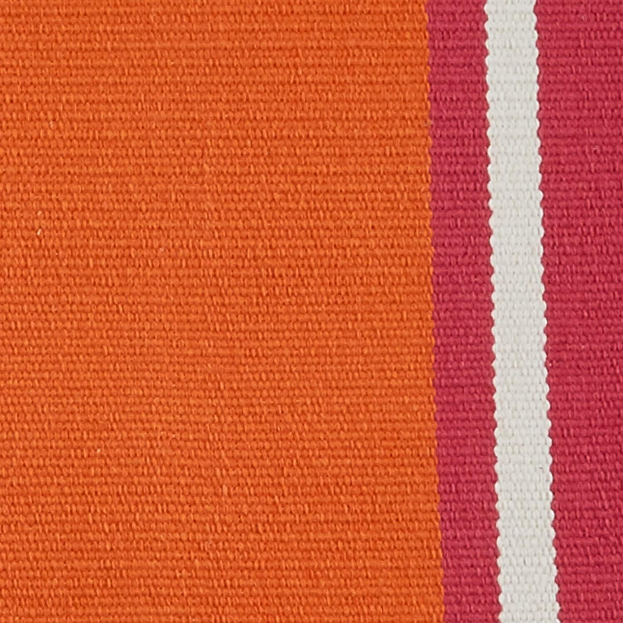 Cargo Stripe Placemat - Tangerine Set Of 6 Park Designs - The Fox Decor