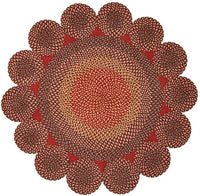 Thumbnail for Circle Circles Round Braided Rug 4.5' Park Designs - The Fox Decor