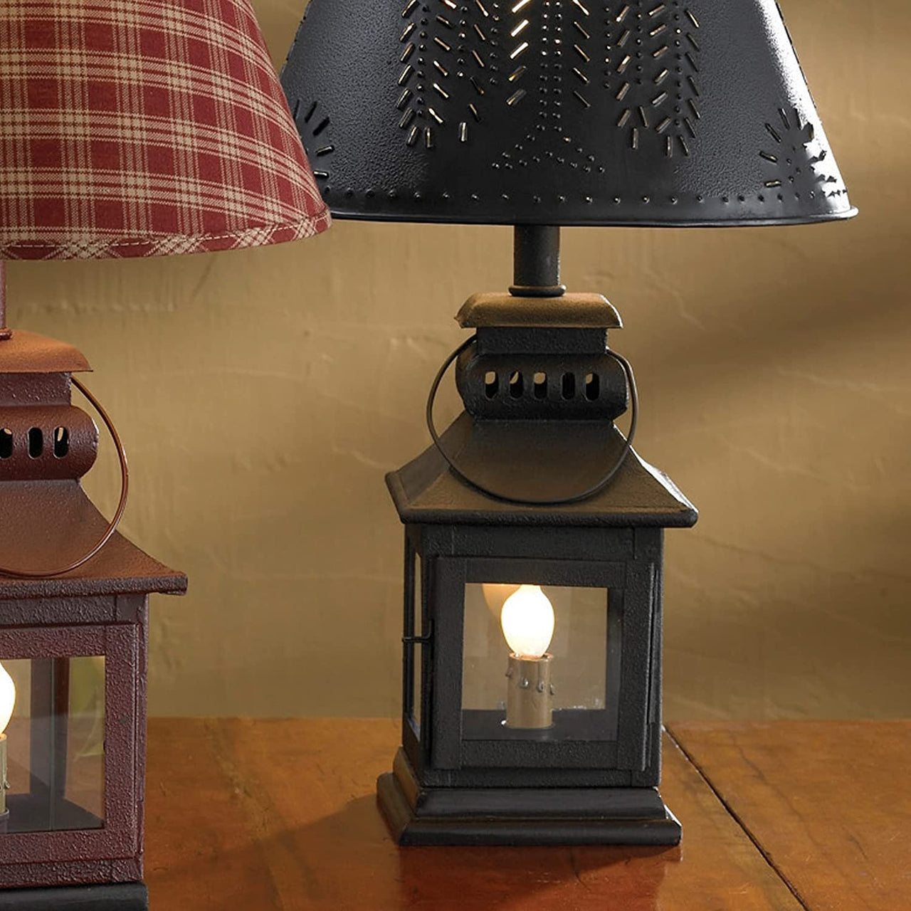 Iron Lantern Lamp - Black Park Designs