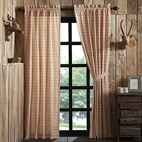 Tacoma Panel Country Style Curtain Set of 2 84"x40"