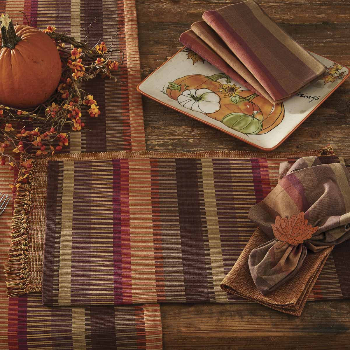 Falling For Fall Placemats - Set Of 6 Park Designs
