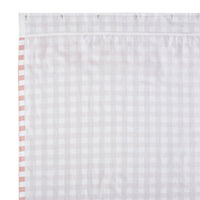 Thumbnail for Annie Buffalo Coral Check Ruffled Shower Curtain 72x72 VHC Brands - The Fox Decor