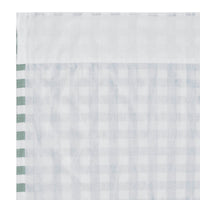 Thumbnail for Annie Buffalo Green Check Short Panel Curtain Set of 2 63