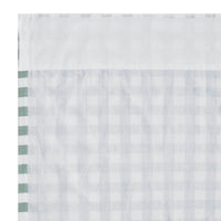 Thumbnail for Annie Buffalo Green Check Short Panel Curtain Set of 2 63