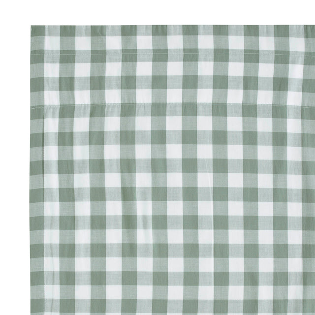Annie Buffalo Green Check Valance Curtain 16