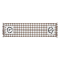 Annie Buffalo Portabella Check Vintage Hare Table Runner 12