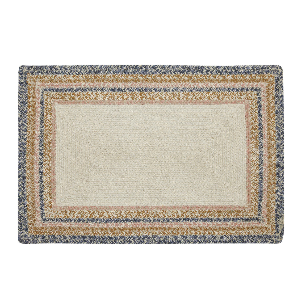 Kaila Happy Spring Jute Braided Rug Rect. with Rug Pad 20"x30" VHC Brands