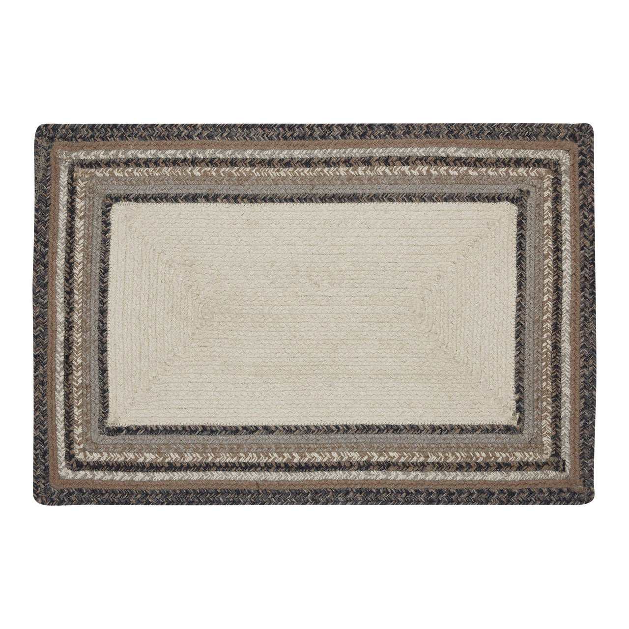 Floral Vine Jute Braided Rug Rect 20"x30" VHC Brands - The Fox Decor