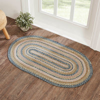 Thumbnail for Kaila Jute Braided Rug Oval with Rug Pad 27