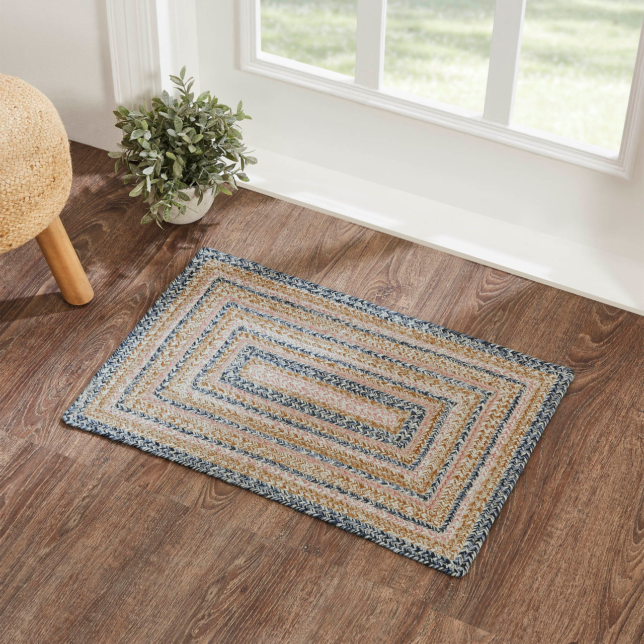 Kaila Jute Braided Rug Rect. with Rug Pad 20"x30" VHC Brands