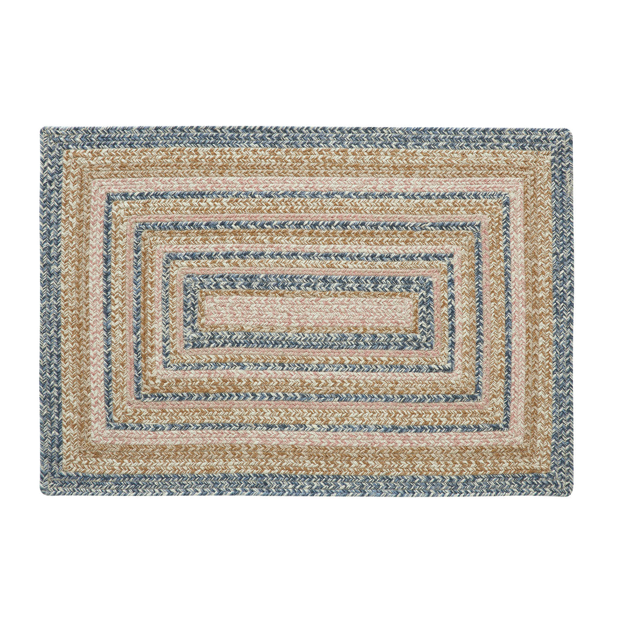 Kaila Jute Braided Rug Rect. with Rug Pad 24"x36" (2'x3') VHC Brands - The Fox Decor