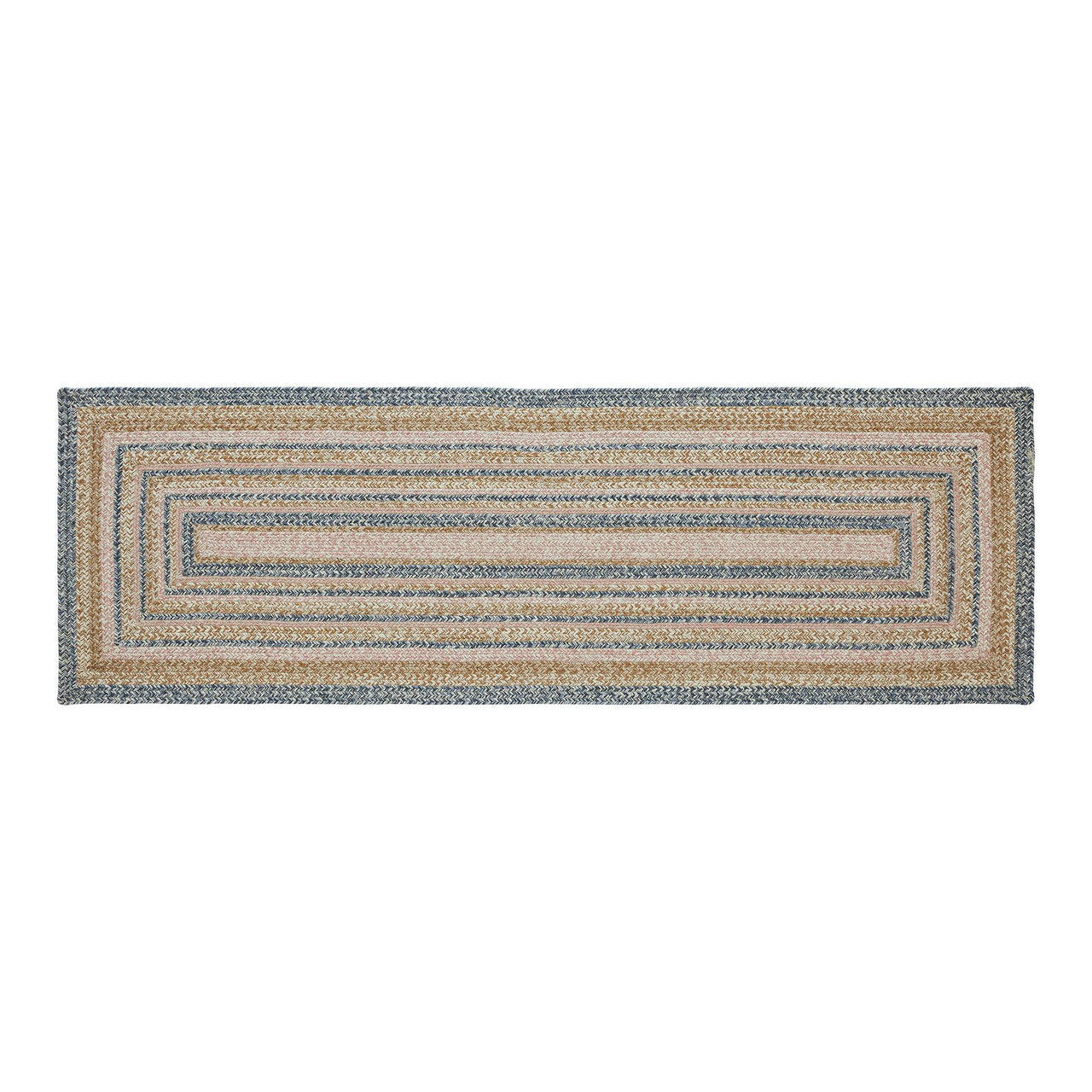 Kaila Jute Braided Runner Rug Rect. with Rug Pad 24"x78" VHC Brands - The Fox Decor