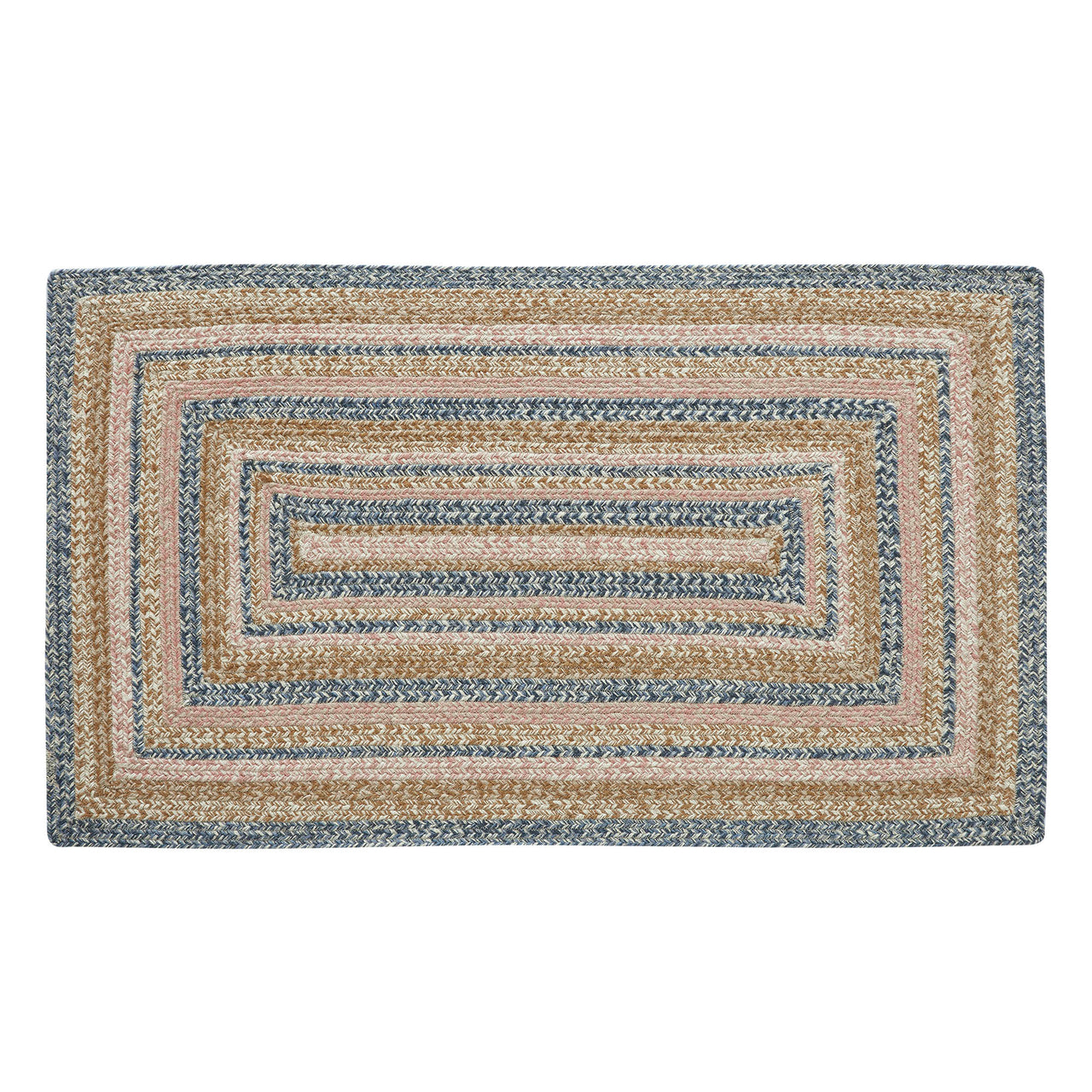 Kaila Jute Braided Rug Rect. with Rug Pad 27"x48" VHC Brands - The Fox Decor